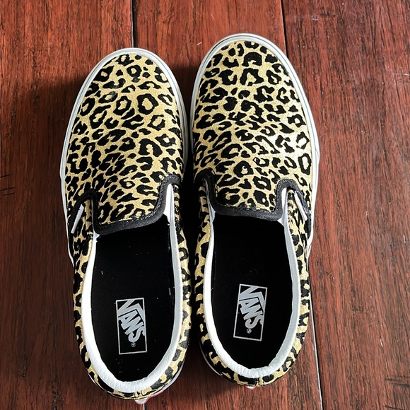 Leopard print Vans slip ons - Picture 2 of 5